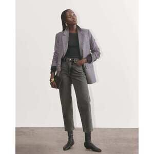 Everlane Women's Way-High® Hourglass Jean in Washed Black, Size 31, Cotton/Denim